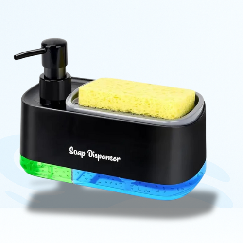 ScrubFlow SoapDispenser  – Der clevere 2-in-1 Seifenspender