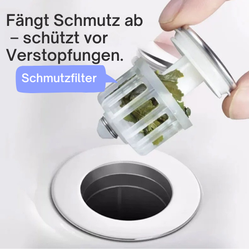 FlowFixPlus – Der universale Abflussstopfen mit Köpfchen